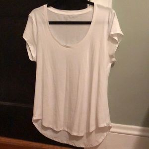 Pact apparel relaxed fit tee, white, size medium